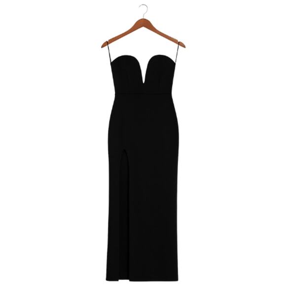 superdown Gianna Sweetheart Slit Gown in Black – NWT Size XL - Picture 4 of 4
